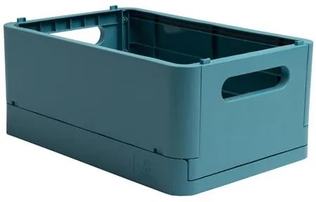 Tárolódoboz, A5+, összecsukható, EXACOMPTA Skandi, óceánkék (EX27134D)
