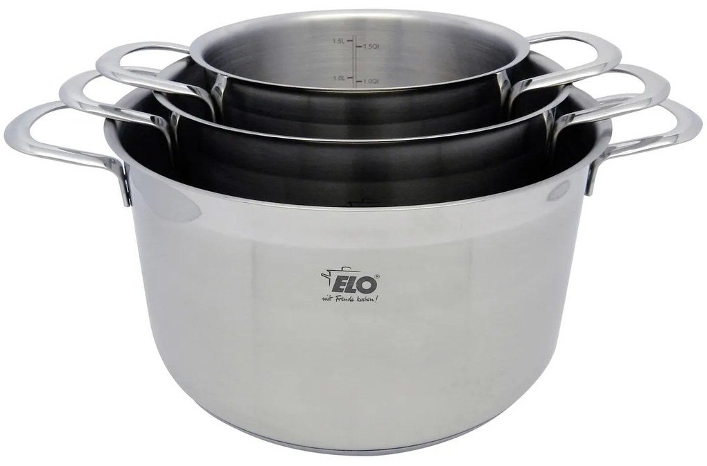 Elo 42505 5 részes rozsdamentes acél edénykészletTop Collection
