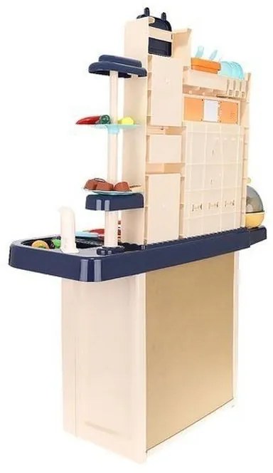 ProCart® Gyerekkonyha, hideg gőz, hanghatások és fények, zárt körű vízcsap, 65 db, 93x71x28 cm