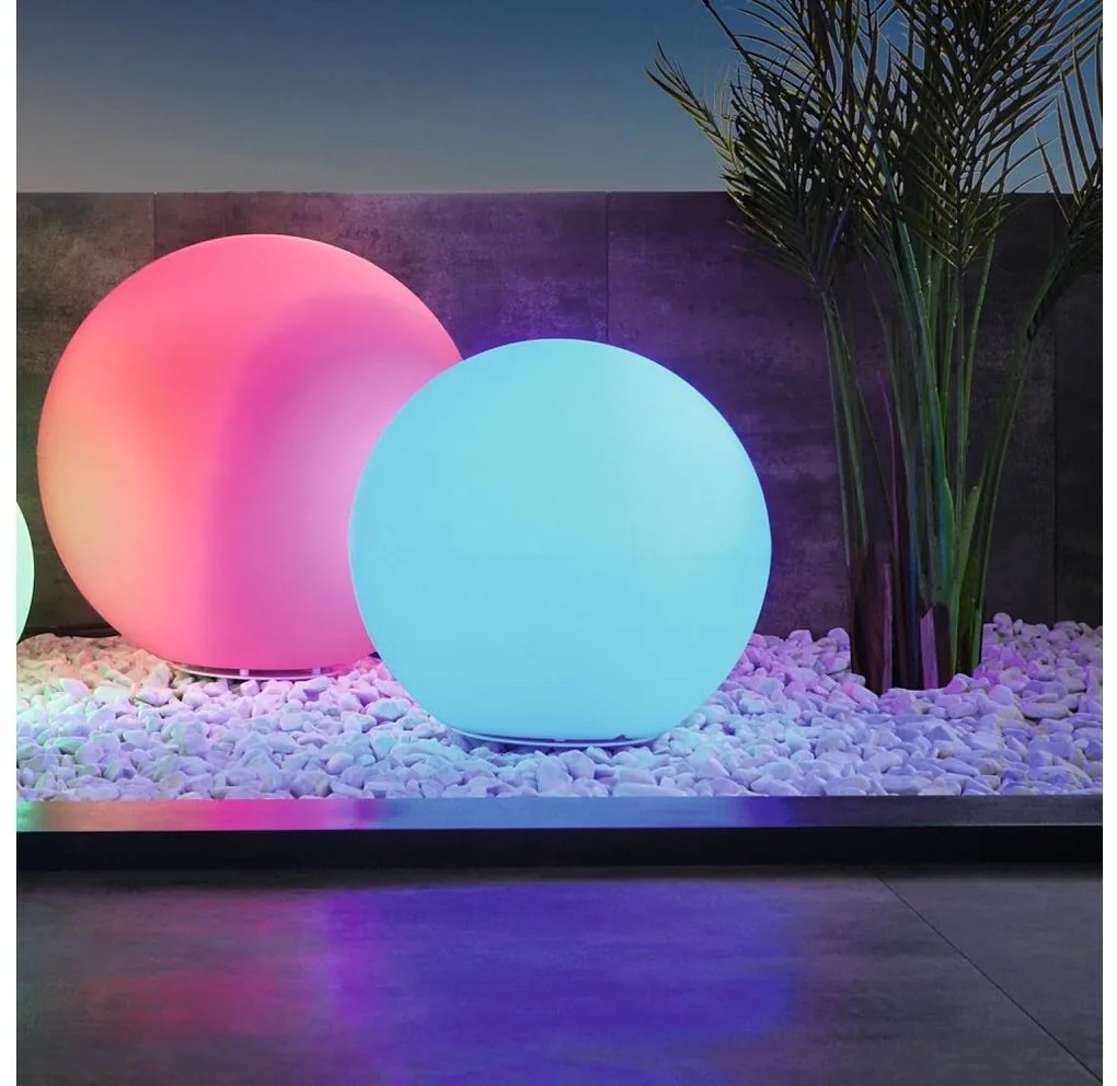 Eglo Eglo 55786-LED RGBW Kültéri lámpa MONTEROLO-C 1xE27/9W/230V IP65 átm.30 cm + távirányító EG55786