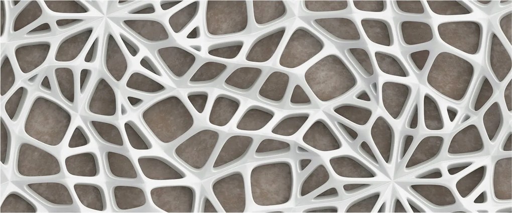 Dekoratív Fali Fotótapéta Falra Geometrikus háló 250x104 Ragasztó