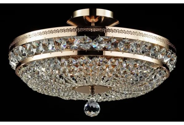 Maytoni DIA700-CL-06-G - Mennyezeti lámpa OTTILIA 6xE14/60W/230V