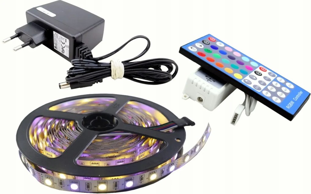 Led szett 5050 Rgbw színes meleg fehér 2m