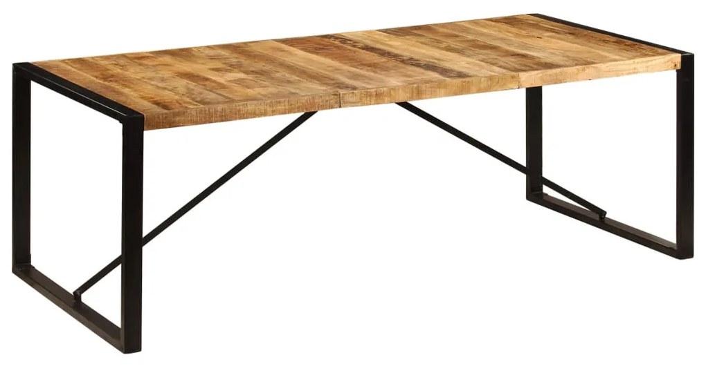 Tömör mangófa étkezőasztal 220 x 100 x 75 cm