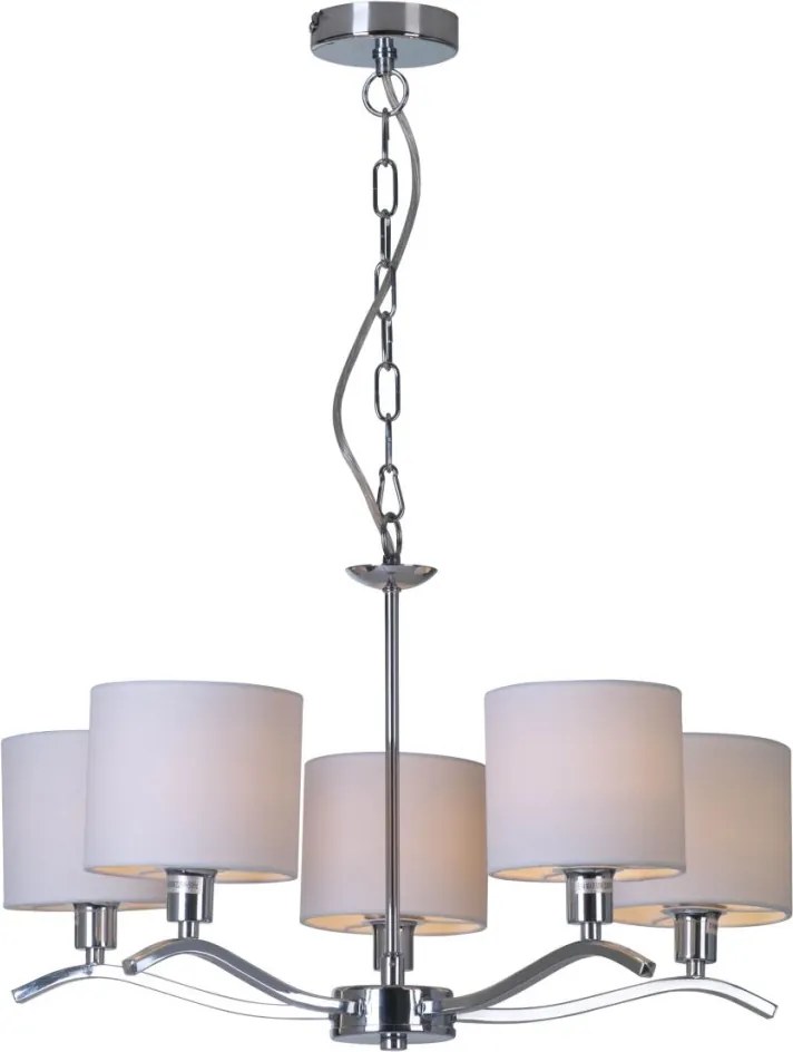 ZUMA LINE RLD94103-5 CARMEN Modern Csillár Fehér, Króm E14 IP20