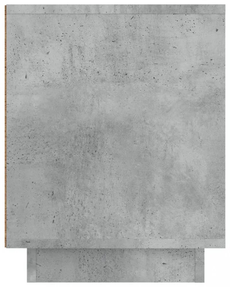 betonszürke szerelt fa TV-szekrény 80x35x45 cm