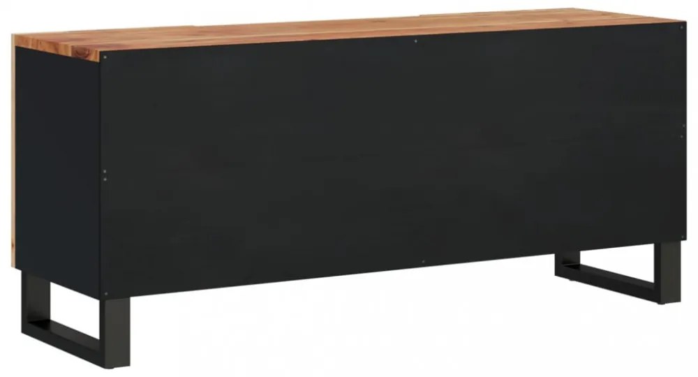 tömör akácfa és szerelt fa TV-szekrény 105 x 33,5 x 46 cm