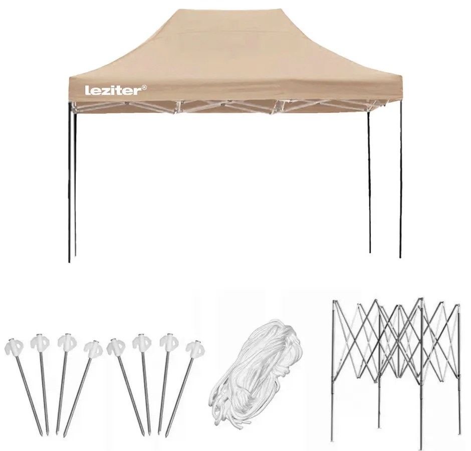 Összecsukható kerti pavilon 3x4 m