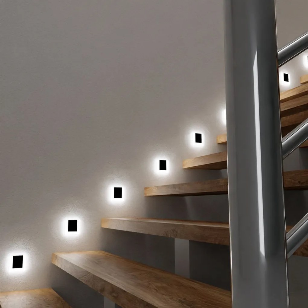 Eko Light CAPRI EKS641 Beépíthető lépcsőházi lámpa 1x0.6W/LED 4000K 15lm IP20