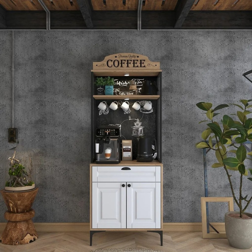 Jehy szekrény Walnut and White