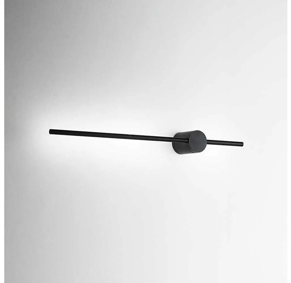 Ideal Lux Ideal Lux - LED Fali lámpa ESSENCE LED/12W/230V 2700K 70 cm CRI 90 fekete ID340999