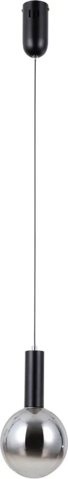 ITALUX PND-34378-1S-BK STRELA Egyágú Függesztett Lámpa Fém LED IP20