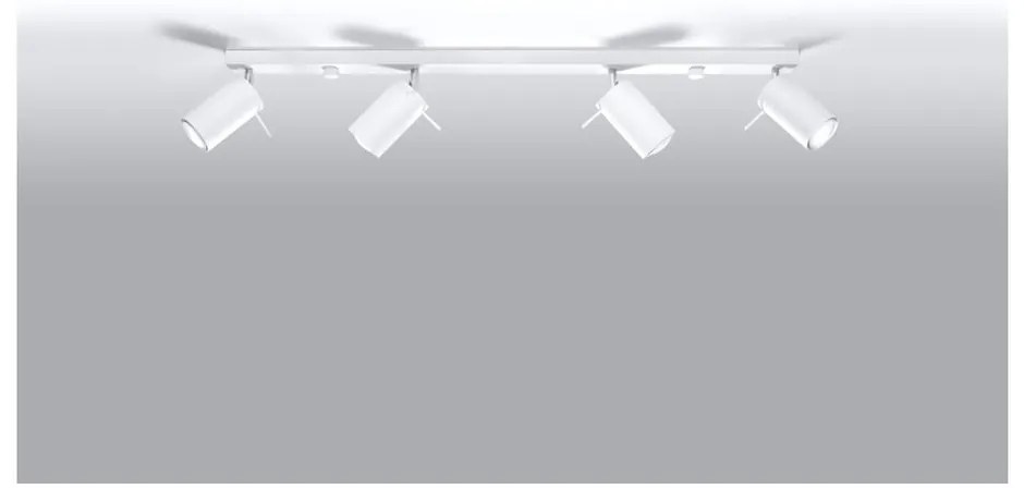 Etna 4L fehér mennyezeti lámpa - Sollux