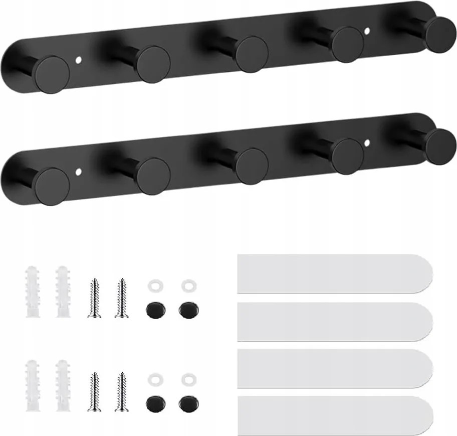 Akasztós fogas Senchinner fekete