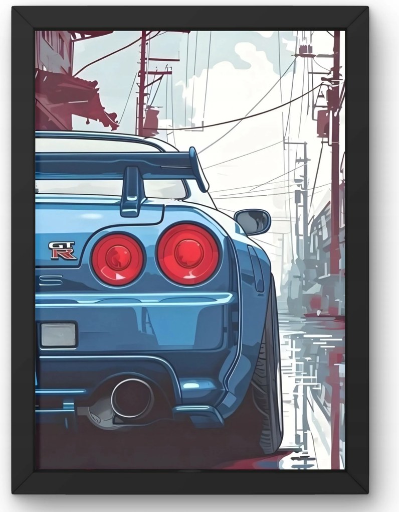 Nissan Skyline R34 poszter