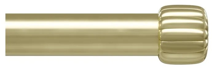 Aranyszínű acél bővíthető függönykarnis 91 - 168 cm Cleo – Umbra