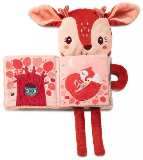 Lilliputiens - Gyermek textil világító könyv szarvas Stella