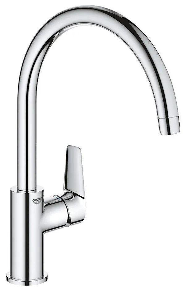 GROHE 31367001 - Mosogató csaptelep BAUEDGE 332 mm fényes króm