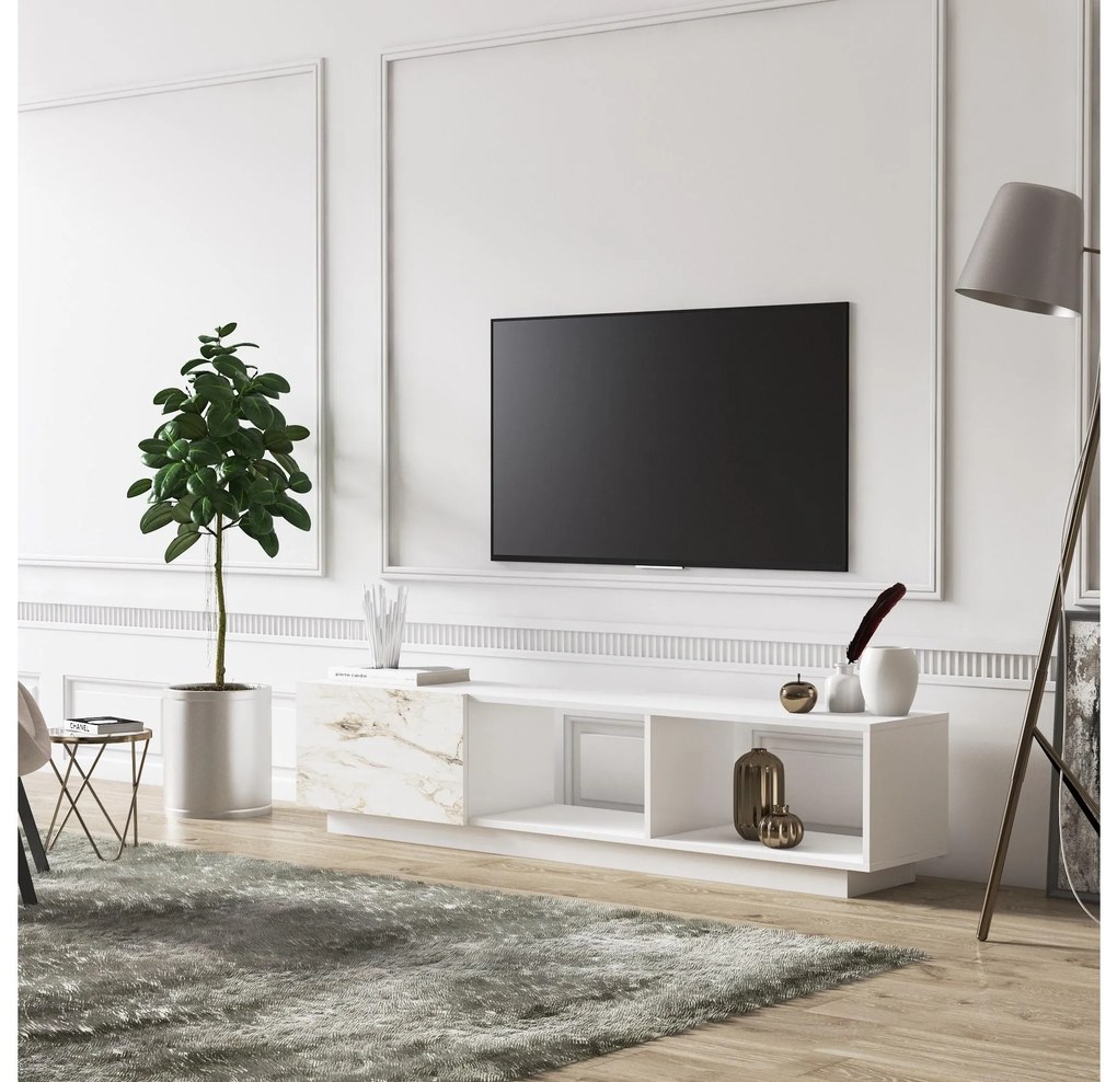 TV asztal/Szekrény Leporo (fehér) . 1102258