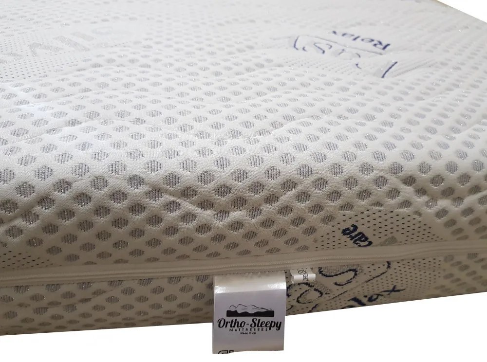 Ortho-Sleepy Extra Strong 26 cm magas ortopéd vákuum matrac 4 cm memory Silver Protect huzattal / 90x180 cm