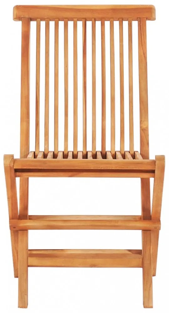 7 részes kültéri összecsukható tömör tíkfa étkezőgarnitúra