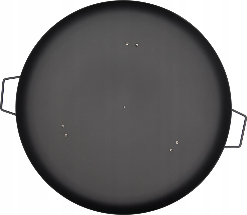 Kerti Tűzrakóhely Nagy 80 CM Grill Tűzrakóhely Acél Bogrács Fekete XXL