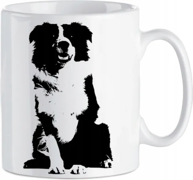 Border Collie kutya mintás bögre 330 ml