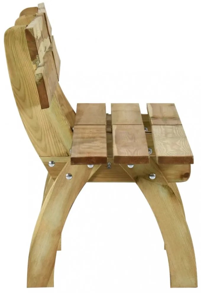 impregnált fenyőfa kerti pad 160 cm