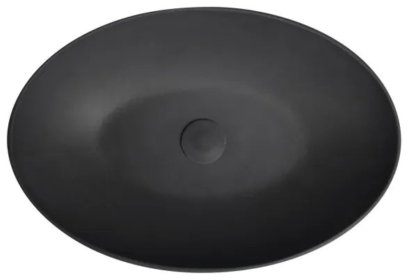 Sapho - FORMIGO ráültethető mosdó 60x40 cm, beton/antracit