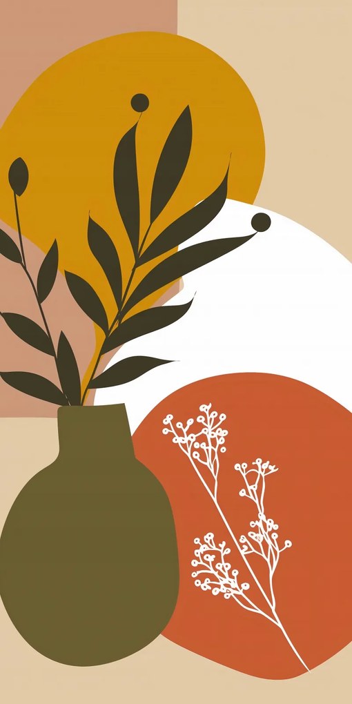 Poszter 50x100cm Virágok a Napban