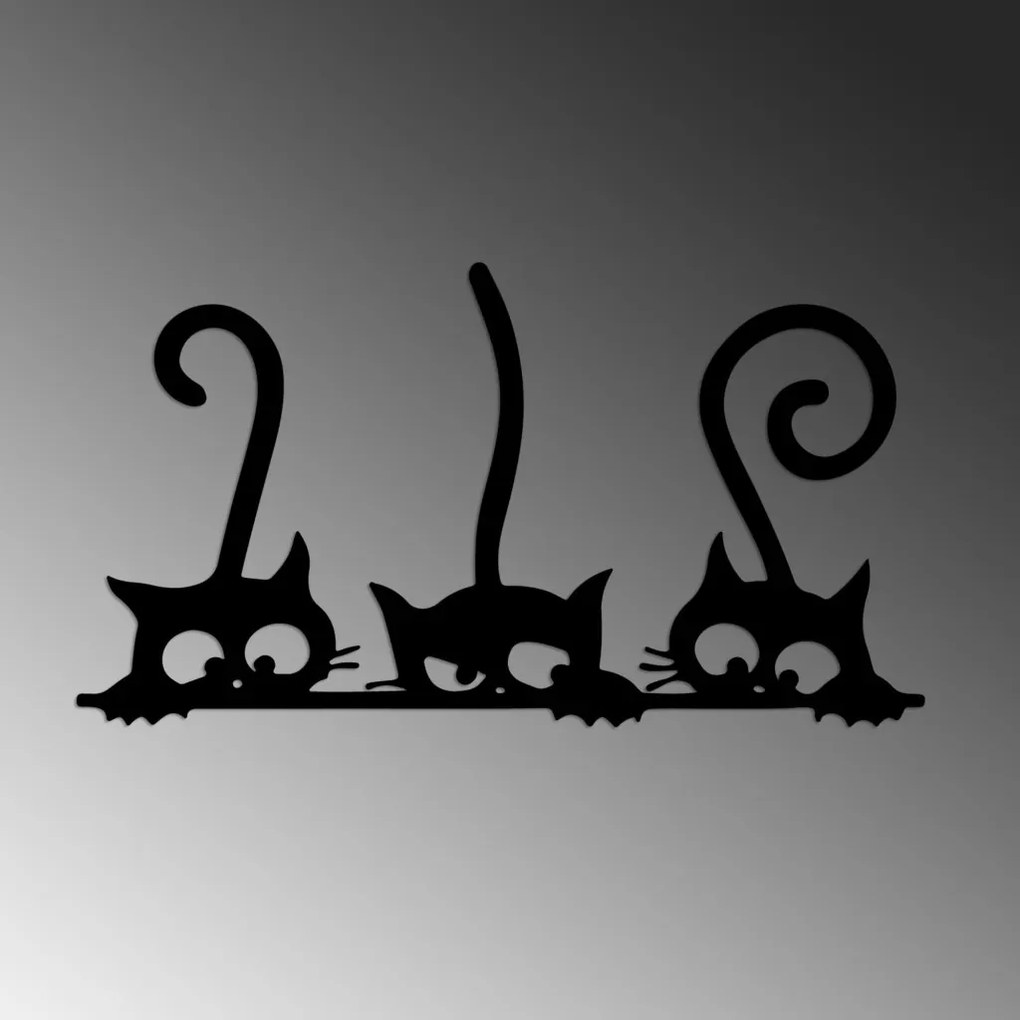 Cats fém dekorvilágítás, 33×60 cm