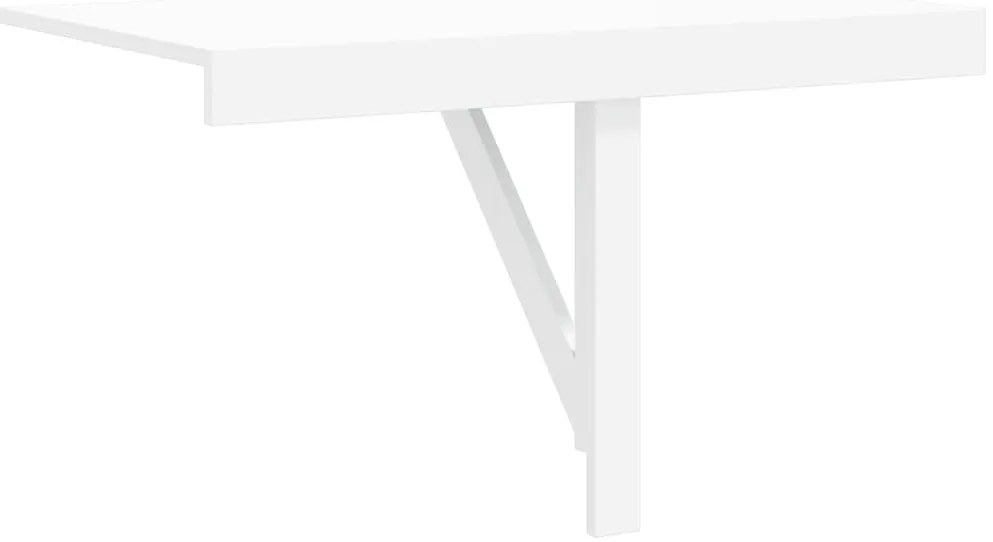 összecsukható fehér fali asztal 100 x 60 cm