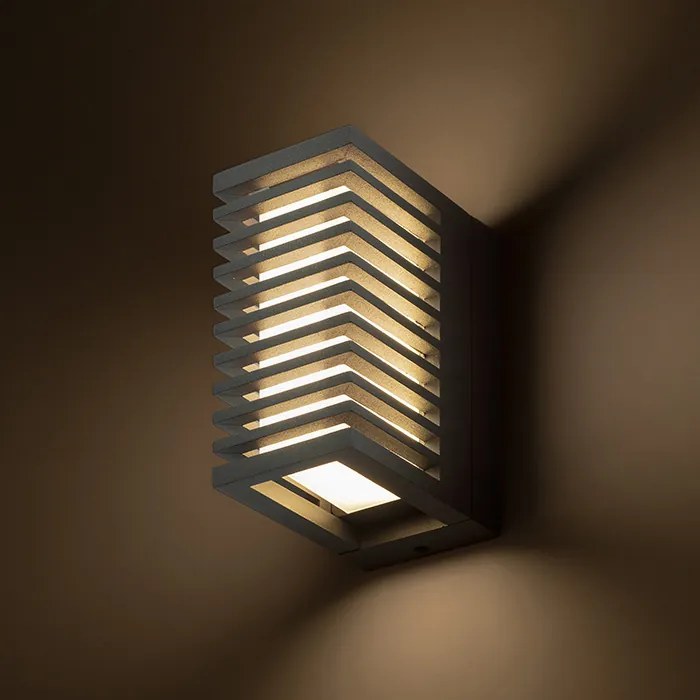 RENDL CLAIRE RC fali lámpa antracit opálakril 230V LED 6W IP54 3000K