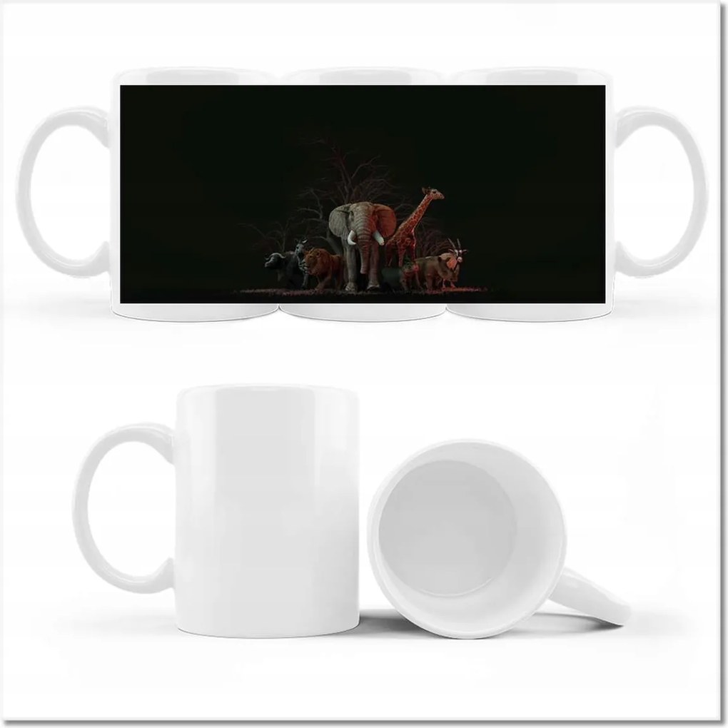 Fotó bögre Az állatkert nagy állatcsoportja