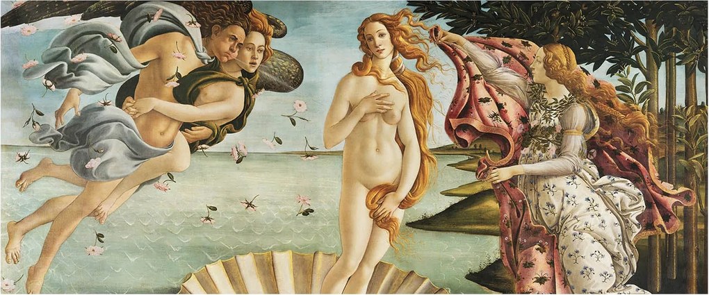 Fotótapéta Flizelin Dekoratív Hálószoba Vénusz születése 250x104