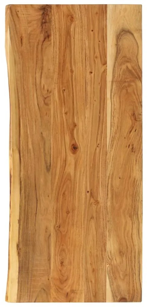Tömör akácfa fürdőszoba piperepolc 140x52x3,8 cm