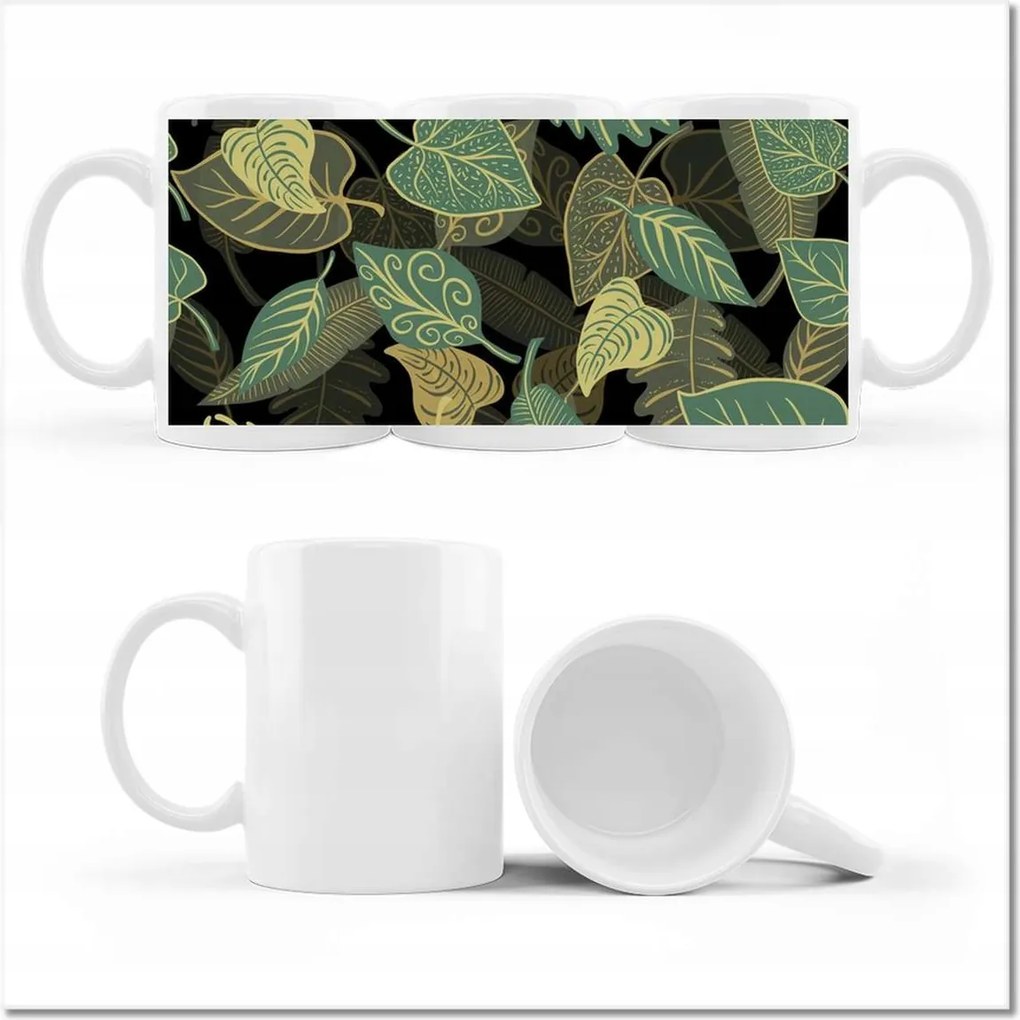 Fotó bögre Természet fali levelek