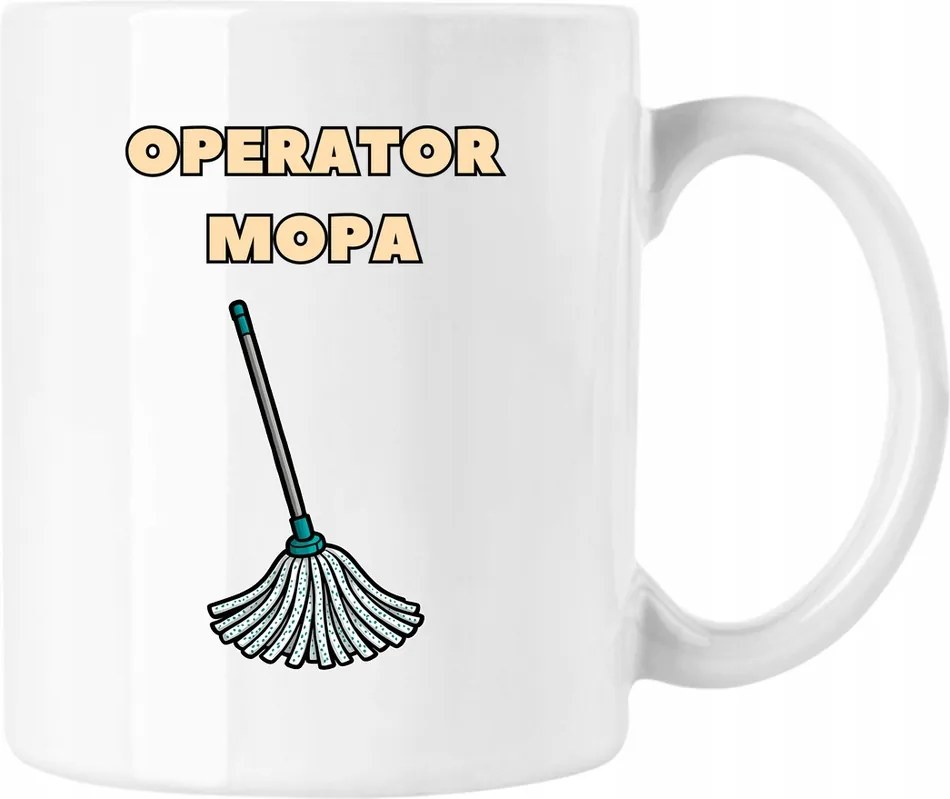 Mopás Operátor Bögre Humoros Fehér 330ml