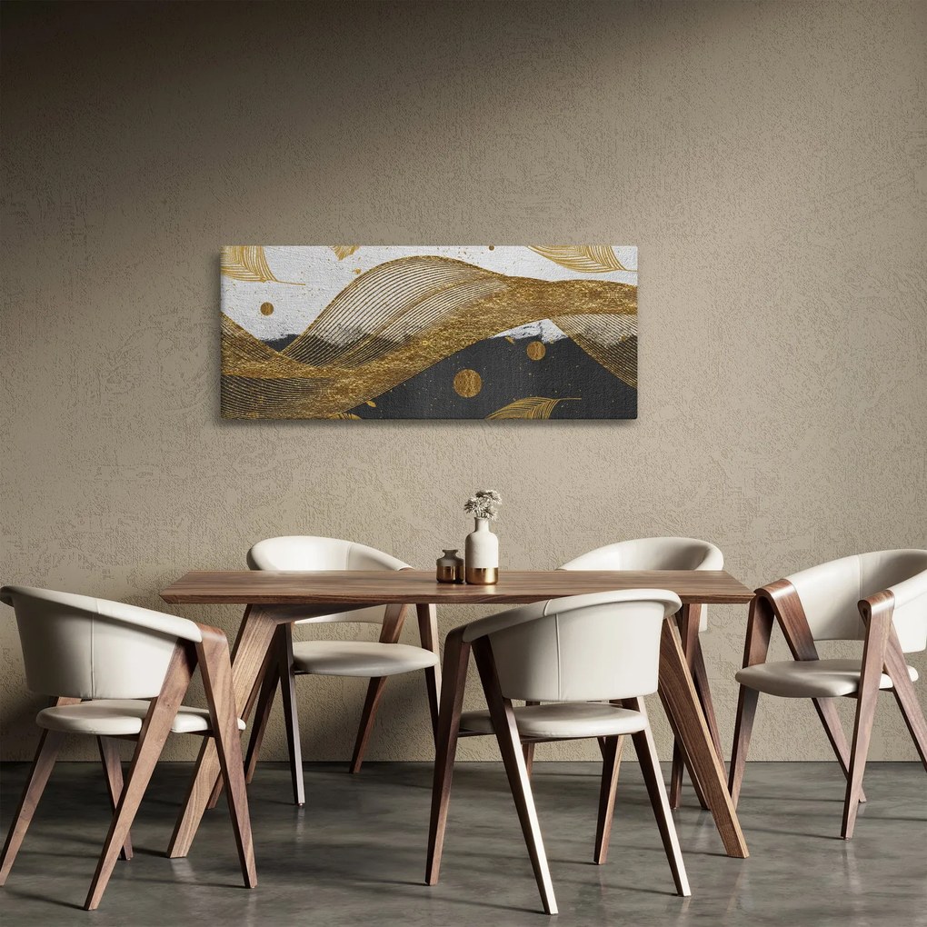 Kép - Arany toll (120x50 cm)