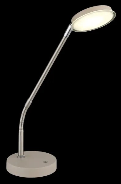 Globo 58504TSA - SILVIO érintésvezérlésű, dimmelhető asztali LED-lámpa LED/6,5W/230V bézs