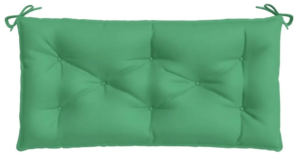 zöld oxford szövet kerti padpárna 110 x 50 x 7 cm