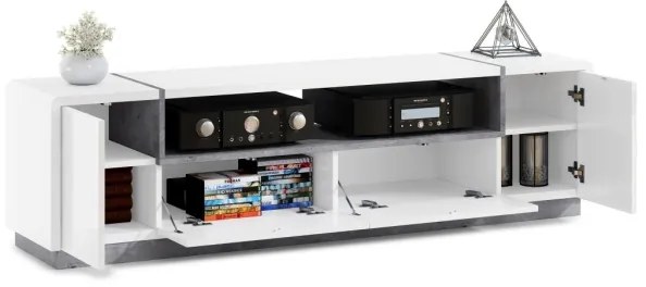 FRED TV állvány fehér/szürke