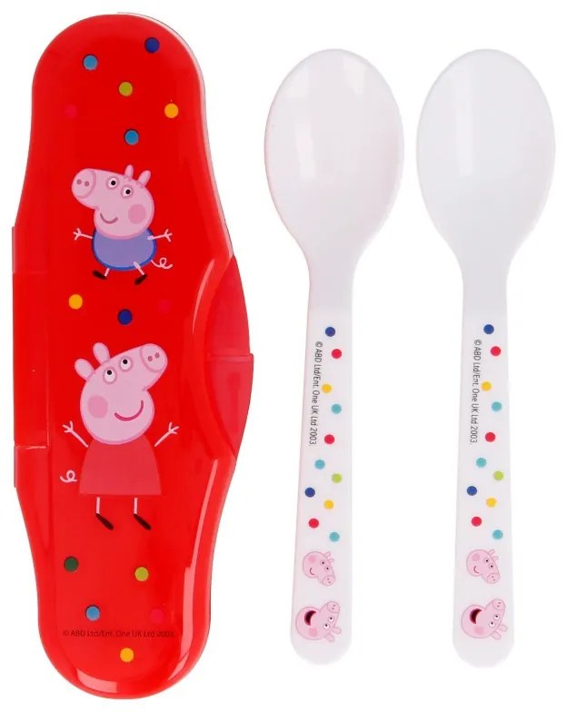 Peppa malac Kindness baba utazó evőeszköz készlet