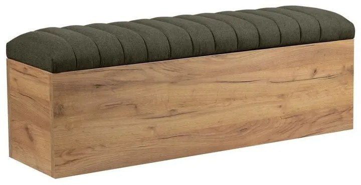 Zöld-natúr színű pad Oceane – Bobochic Paris