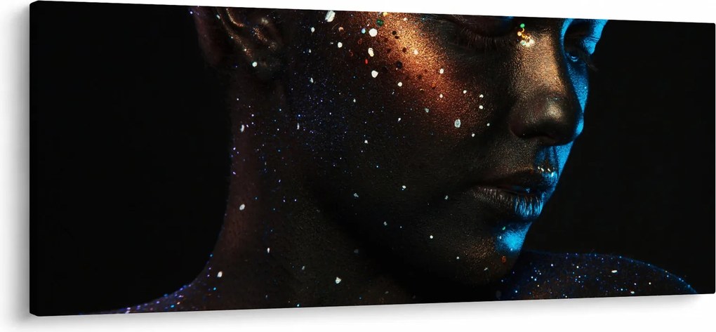 Csillogó nő képe (120x50 cm)
