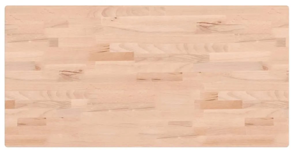 tömör bükkfa fürdőszobai pult 100 x 50 x 2,5 cm