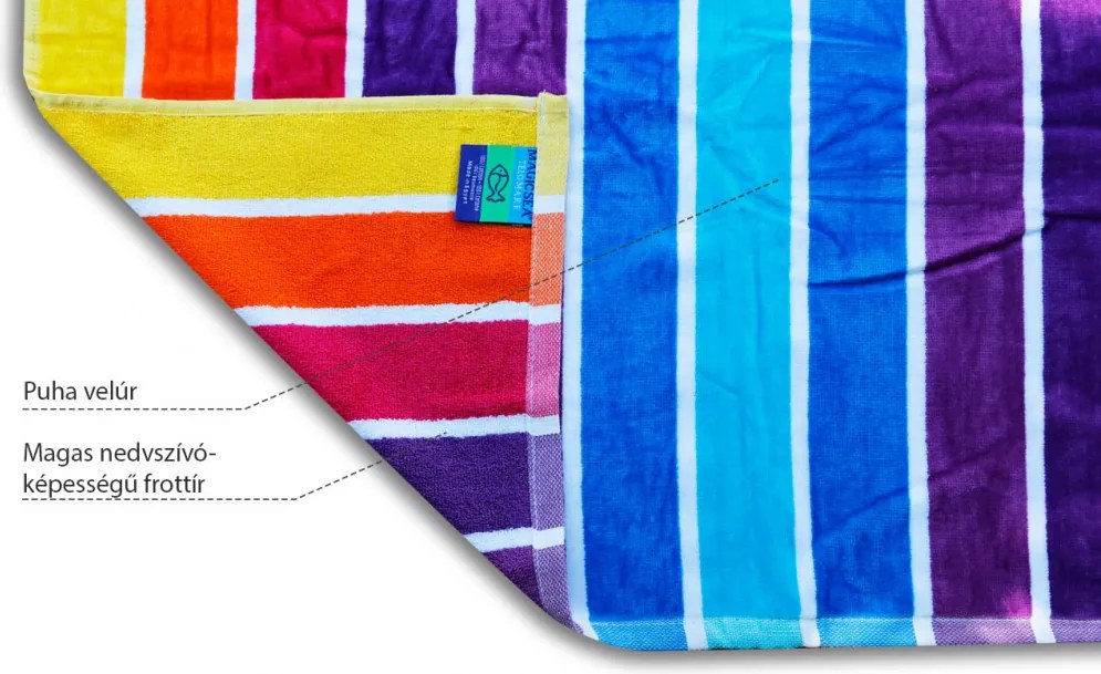 Mirage 2021 színes strandtörölköző