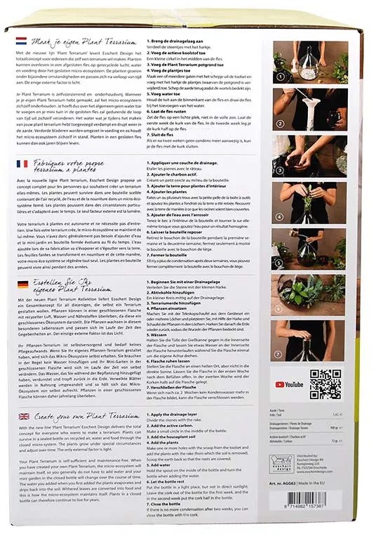 Csináld magad florárium szett, 5 literes