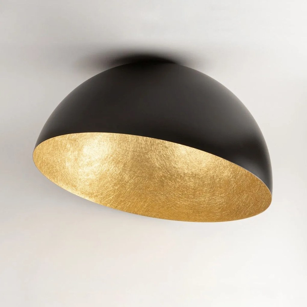 Sigma lighting modern mennyezeti lámpa sfera fekete arany sig32472