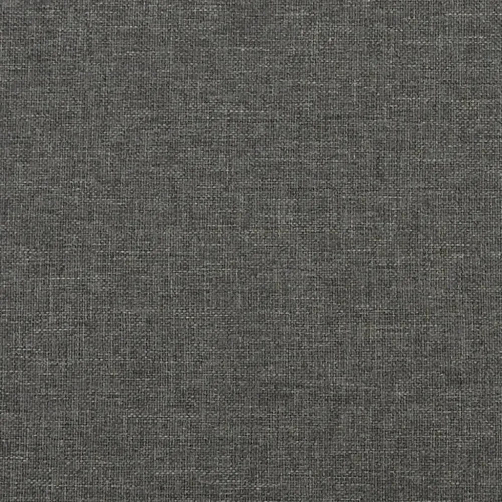 sötétszürke szövet zsebrugós ágymatrac 140x200x20 cm